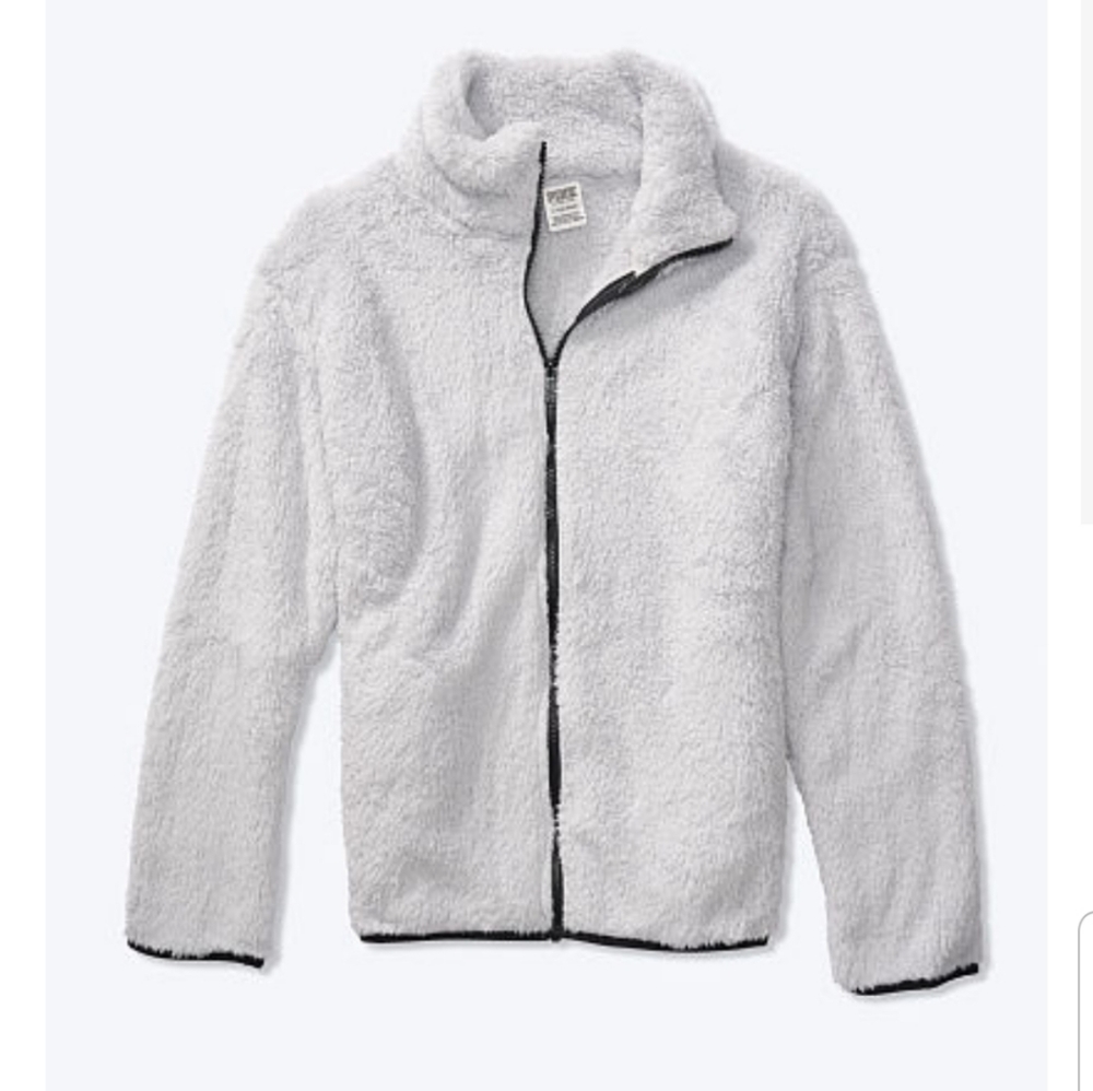 Victoria's Secret PINK Teddy Full Zip Relaxed Fit